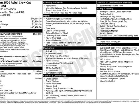 Used 2023 RAM 2500 Rebel w/ Level 1 Equipment Group AWD/4WD image 8