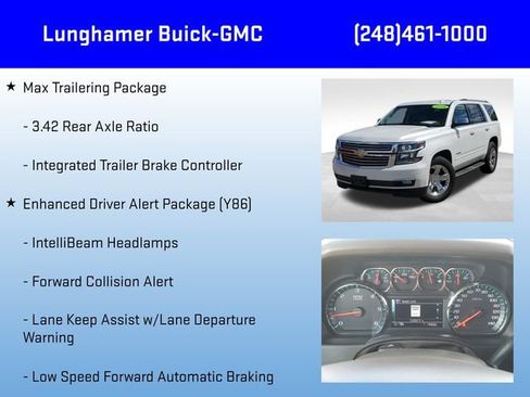 Used 2018 Chevrolet Tahoe Premier w/ Max Trailering Package AWD/4WD image 36