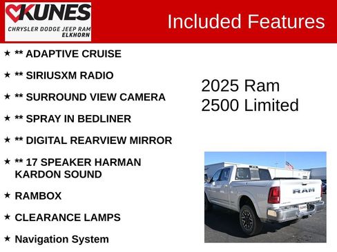 New 2025 RAM 2500 Limited image 3