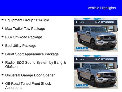 Used 2022 Ford F150 Lariat w/ Max Trailer Tow Package AWD/4WD image 11
