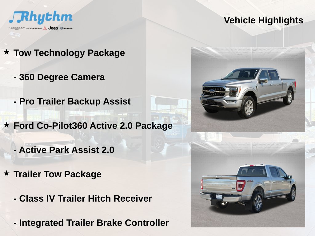 Used 2021 Ford F150 Platinum w/ Equipment Group 701A High AWD/4WD image 5