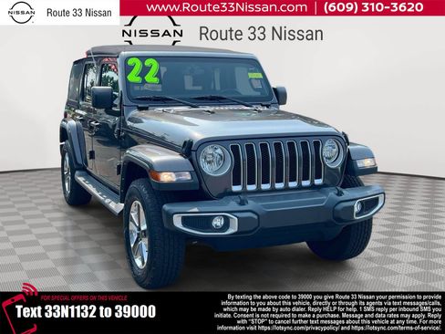 Used 2022 Jeep Wrangler Unlimited Sahara w/ Cold Weather Group AWD/4WD image 1
