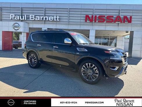 Certified 2022 Nissan Armada Platinum w/ Captain's Chairs Package image 14
