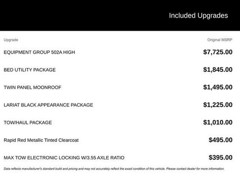New 2025 Ford F150 Lariat w/ Equipment Group 502A High image 15