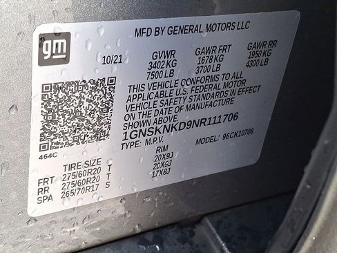 Used 2022 Chevrolet Tahoe LT w/ LT Signature Package image 28