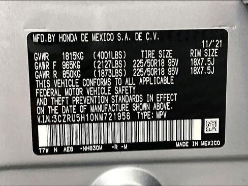 Used 2022 Honda HR-V Sport image 37