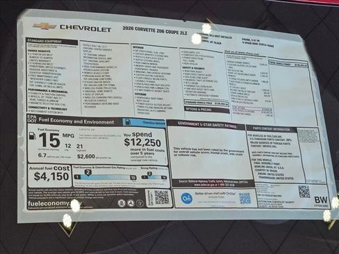 New 2026 Chevrolet Corvette Z06 image 23