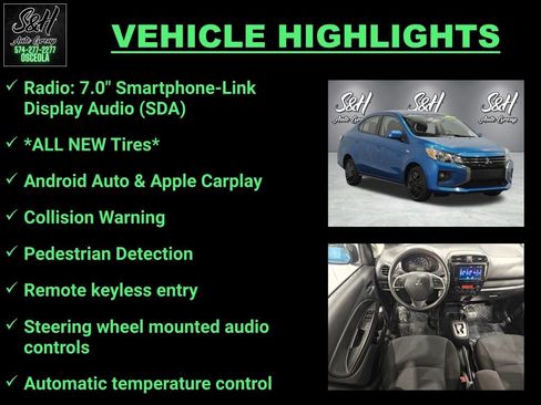 Used 2022 Mitsubishi Mirage G4 ES image 3