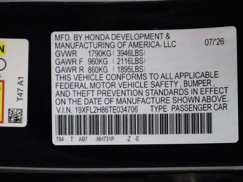 New 2026 Honda Civic Sport image 25