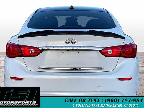 Used 2017 INFINITI Q50 Red Sport 400 image 4