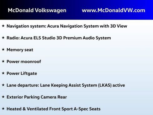 Used 2021 Acura RDX w/ Advance Package AWD/4WD image 2