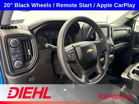 Used 2025 Chevrolet Silverado 1500 Custom w/ Turbomax Blackout Package AWD/4WD image 21