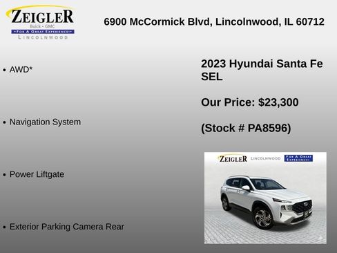 Used 2023 Hyundai Santa Fe SEL AWD/4WD image 6