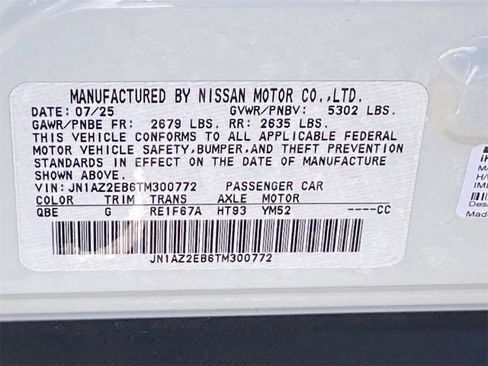 New 2026 Nissan Leaf Platinum+ w/ Cargo Package (Platinum+) image 18