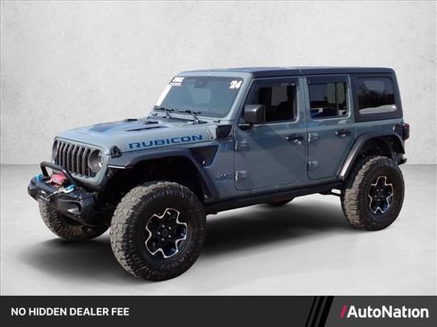 Used 2024 Jeep Wrangler Unlimited Rubicon 4xe w/ Technology Group AWD/4WD image 1