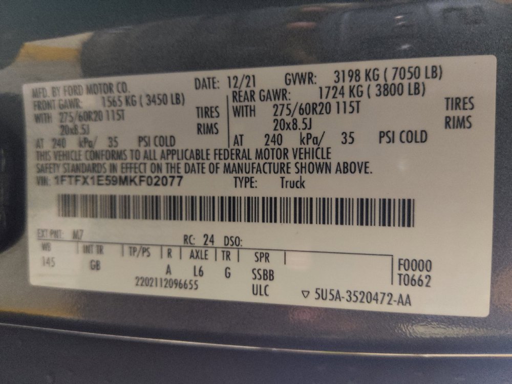 Used 2021 Ford F150 XL w/ Equipment Group 101A High AWD/4WD image 33