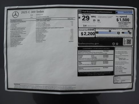 New 2025 Mercedes-Benz C 300 Sedan image 9