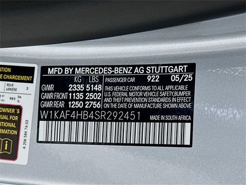 Certified 2025 Mercedes-Benz C 300 4MATIC Sedan image 28