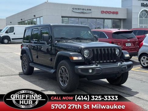 Used 2021 Jeep Wrangler Unlimited Sahara AWD/4WD image 1