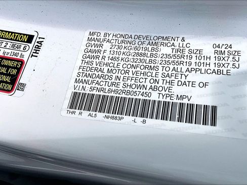 Used 2024 Honda Odyssey Elite image 15