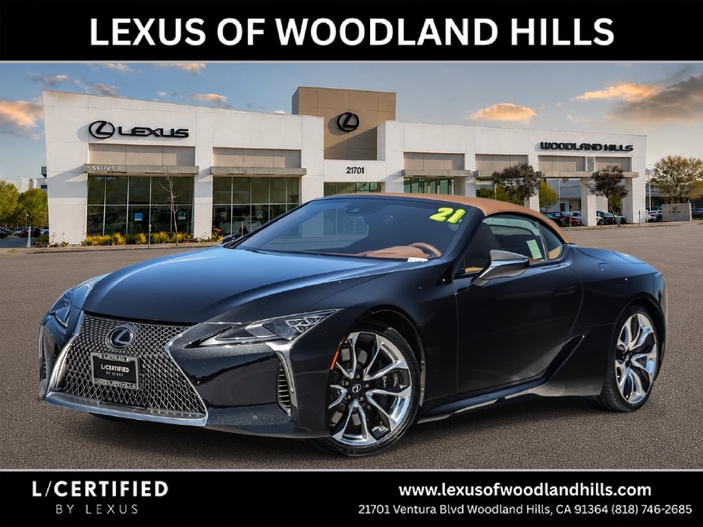 Certified 2021 Lexus LC 500 Convertible w/ Touring Package RWD image 1