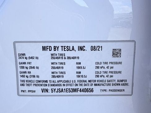 Used 2021 Tesla Model S Long Range AWD/4WD image 29