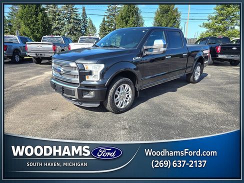 Used 2015 Ford F150 Platinum w/ Equipment Group 701A Luxury AWD/4WD image 1