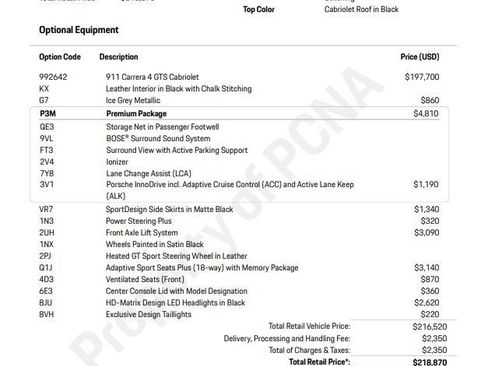New 2026 Porsche 911 Carrera 4 GTS image 6