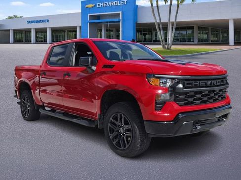 New 2026 Chevrolet Silverado 1500 Custom Trail Boss w/ Turbomax Blackout Package AWD/4WD image 1