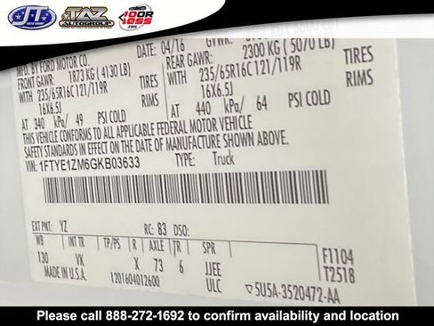 Used 2016 Ford Transit 150 Base image 15