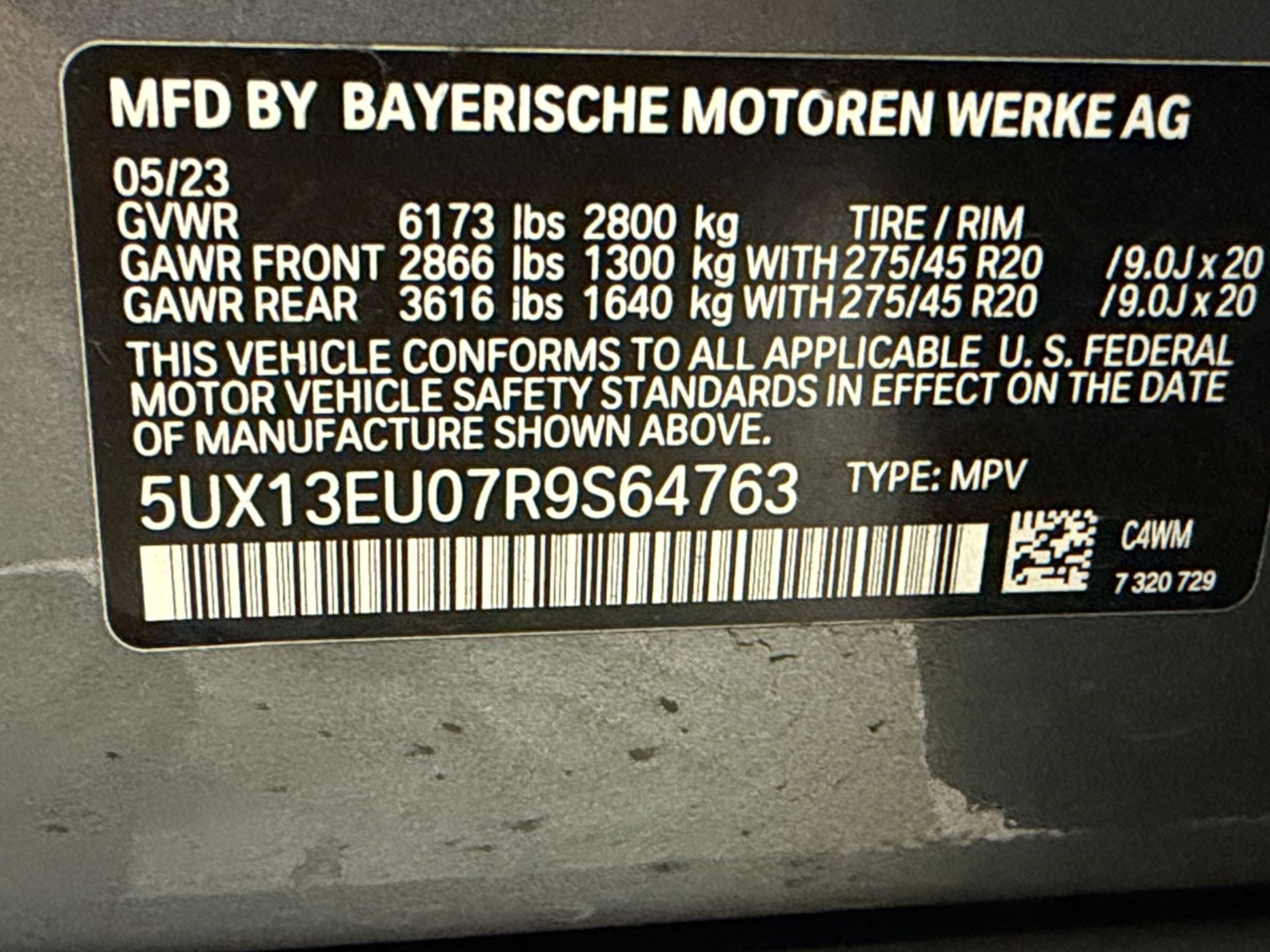 Certified 2024 BMW X5 sDrive40i w/ Parking Assistance Package RWD image 26