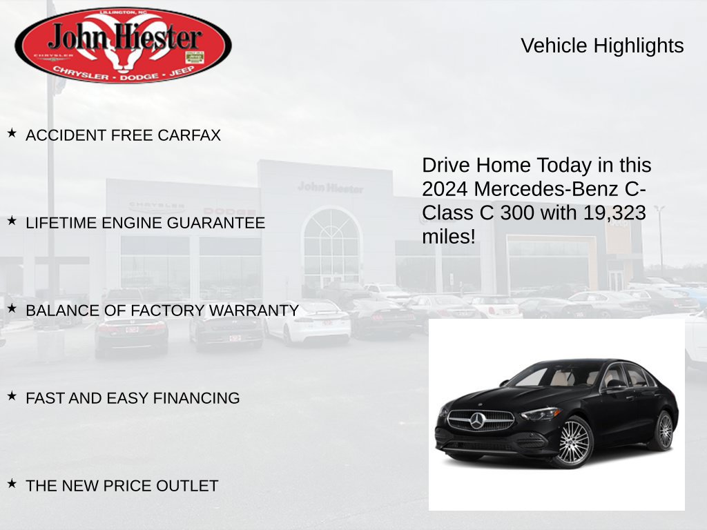 Used 2024 Mercedes-Benz C 300 Sedan image 3