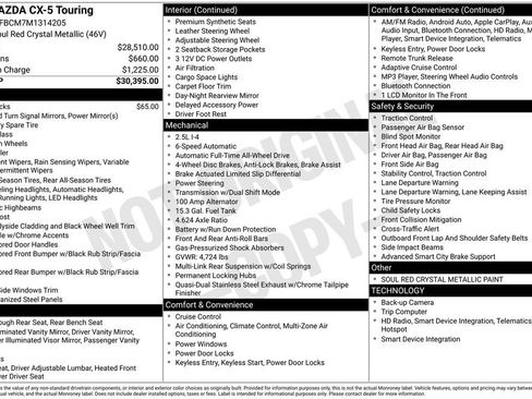 Used 2021 MAZDA CX-5 Touring image 10