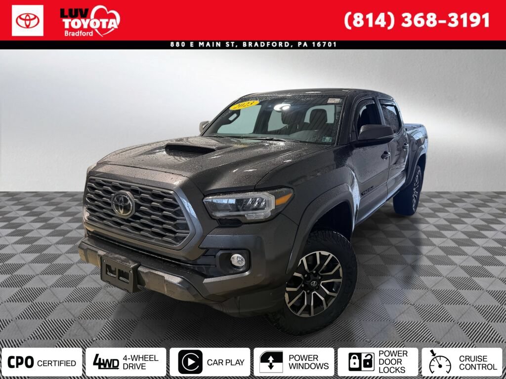 Certified 2023 Toyota Tacoma TRD Sport w/ Black Out Package (TMS) AWD/4WD image 1