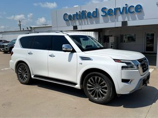 Used 2021 Nissan Armada Platinum w/ Captain's Chairs Package image 1