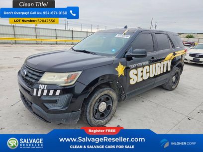 Used 2016 Ford Explorer 4WD Police Interceptor w/ 2-tone Vinyl Package #3