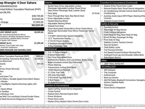 Used 2024 Jeep Wrangler Sahara w/ Technology Group image 23