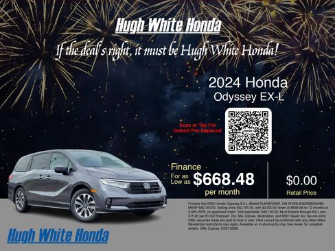 Used 2024 Honda Odyssey EX-L image 3