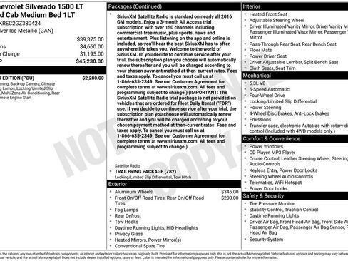 Used 2016 Chevrolet Silverado 1500 LT w/ All Star Edition image 19