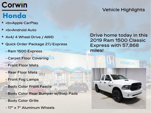 Used 2019 RAM 1500 Express w/ Wheel & Sound Group image 6