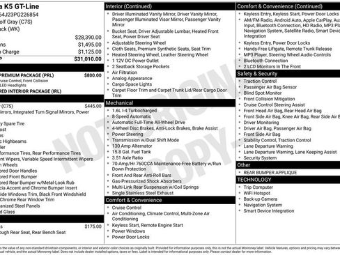 Used 2023 Kia K5 GT-Line w/ GT-Line Premium Package image 4