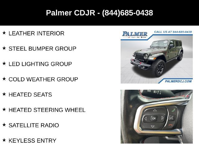 Used 2020 Jeep Wrangler Unlimited Rubicon w/ Quick Order Package 28Y Recon AWD/4WD image 12