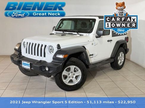 Used 2021 Jeep Wrangler Sport S image 1