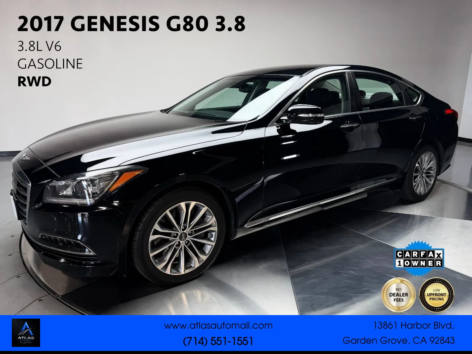 Used 2017 Genesis G80 3.8 RWD image 1