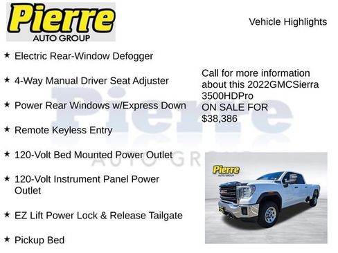 Used 2022 GMC Sierra 3500 Pro w/ Convenience Package AWD/4WD image 14