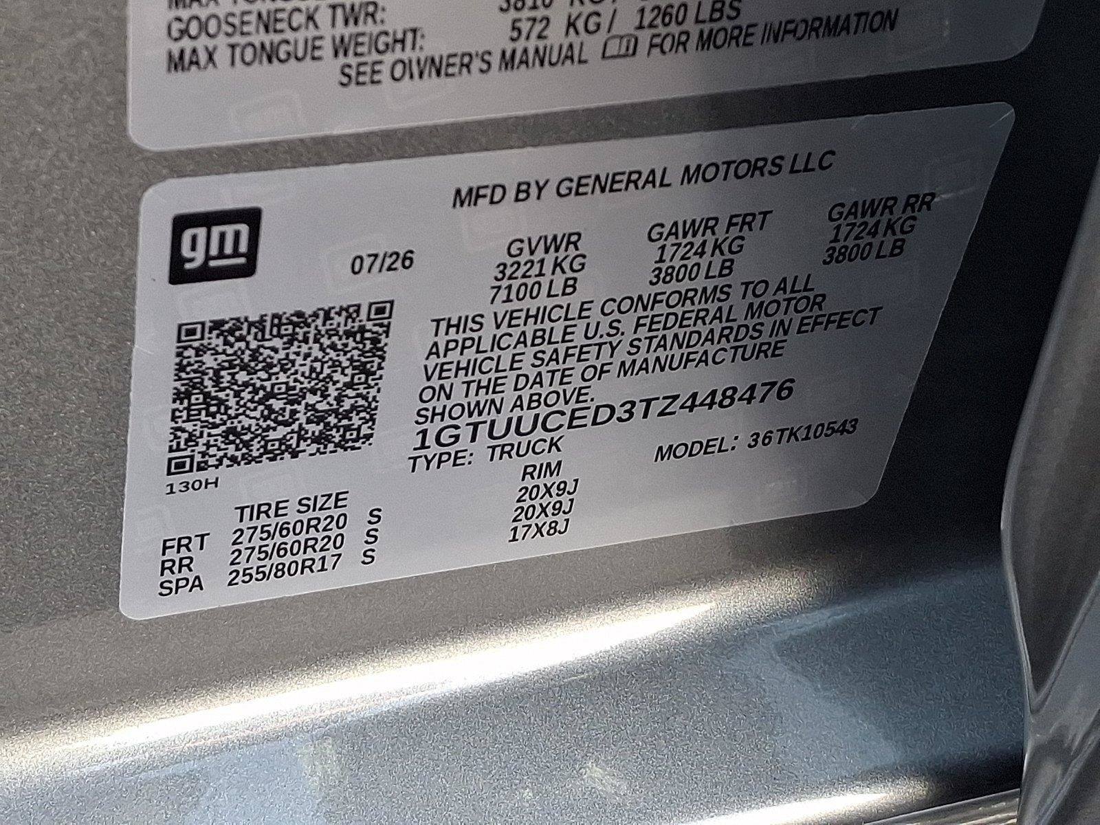 New 2026 GMC Sierra 1500 Elevation w/ X31 Off-Road Package AWD/4WD image 10