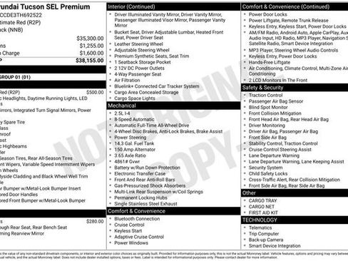 New 2026 Hyundai Tucson SEL AWD/4WD image 33