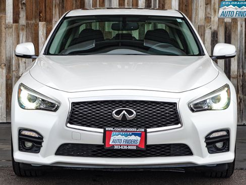 Used 2016 INFINITI Q50 Red Sport 400 image 6