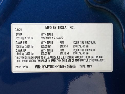 Used 2021 Tesla Model Y Performance image 28