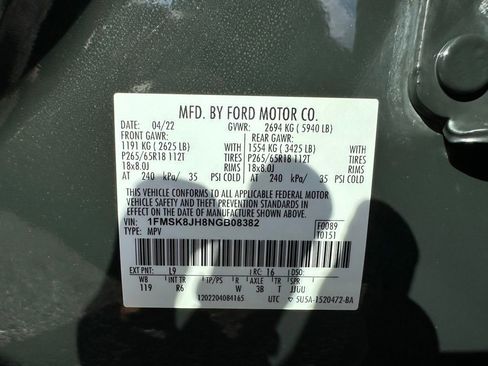 Used 2022 Ford Explorer Timberline image 28